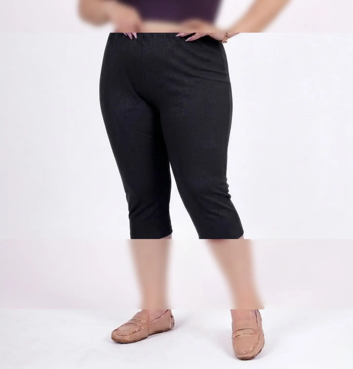 شلوارک راحتی زنانه کبریتی سایز بزرگ